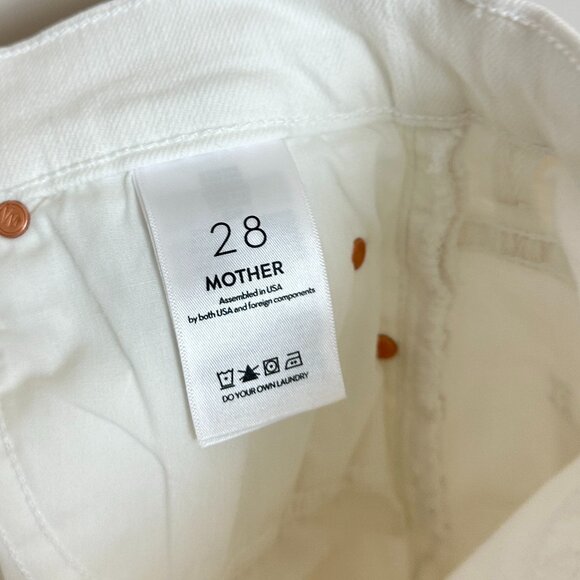 MOTHER The Kick It High Waist Straight Leg Jeans in Wash Fairest Of Them All - Picture 9 of 13